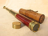 19th century German marine telescope by Merz, Utzschneider & Fraunhofer, circa 1840. 